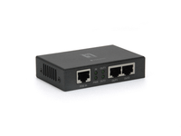 poe extender level one por-0103 2 puertos poe extiende 100m