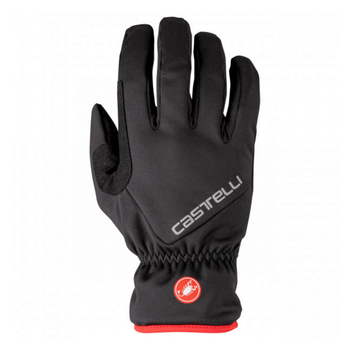 Guantes térmicos Castelli Entrata Negro, Talla S