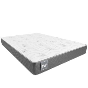 Colchón Viscoelástico 67x200 Cm Multicapa Con Núcleo Gravityfoam, Firmeza Alta, Reversible, Transpirable. Nalui Mulhacén Dualsense Gris