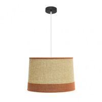 fabrilamp colgante de saco con acabado naranja modelo tietar