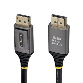Cable DisplayPort 2.1 StarTech 0,5 m Macho a Macho 80 Gbit/s 8K