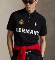 polo ralph lauren para hombre 710b20862001 polo de alemania classic fit negro xl casual algodon manga corta