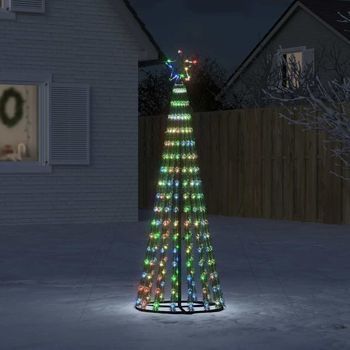 Árbol De Navidad | Decoraciones De Navidad Cono De Luz 275 Leds De Colores 180 Cm Cfw882296