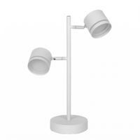 sobremesa ortiga 2 x gx53 blanco 18w 1600lm orienta blanco bombillas incluidas 435x30x15cm
