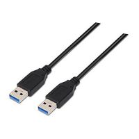 nanocable cable usb 30 negro tipo a a tipo a machomacho 2m negro
