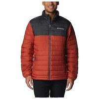 columbia abrigo de plumas doudoune powder lite rouge para hombre