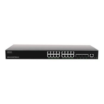 Switch Grandstream GWN7812P 16x GbE 4x SFP+ PoE capacidad de conmutación 128Gbps