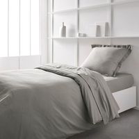 funda nordica lisa 100 algodon calidad 144 hiloslino 260x240cm