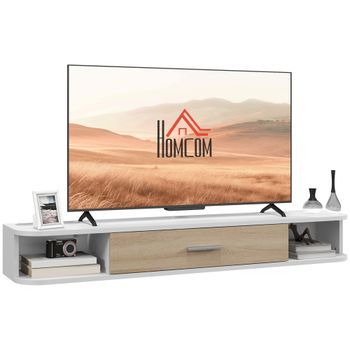 Mueble TV Mural ZMH 50 Pulgadas Blanco