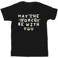 disney camiseta the mandalorian may the force be with you para hombre