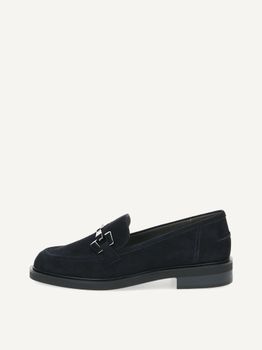 CAPRICE Slipper, blue, made of Leather with Block heel, Size 36