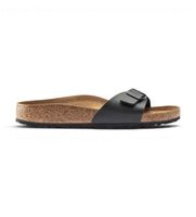 birkenstock para hombre 40791 sandalias madrid ajuste regular negro 45 plano ninguno casual
