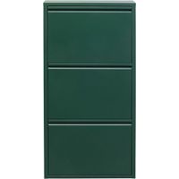 zapatero caruso de 3 compartimientos verde