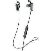 skullcandy method s2nqw-m448 wireless bluetooth noise-cancelling sports earphones - black  grey black