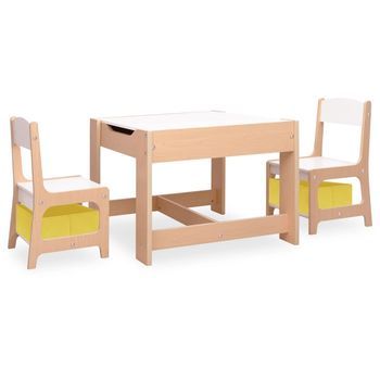 Mesa Infantil Con 2 Sillas Mdf