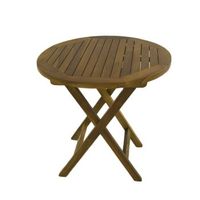 mesa de jardin auxiliar de madera teca redonda madera teca grado a medidas 50x50 cm tratamiento al agua aplicado mesa para terraza de teka mesita plegable de balcon