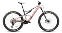orbea rise lt m20 mtb electrica de suspension total shimano slx 12s 630 wh 29   rosa del desierto carbono gris crudo 2025