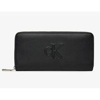 calvin klein jeans monedero billetero sculpted zip mujer para mujer