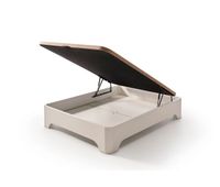 canape matris abatible elevado con patas elegance blanco 105x190 con montaje
