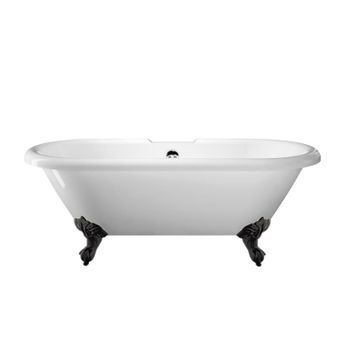 Bañera Con Patas Chelsea 154 Cm Patas Águila Negras