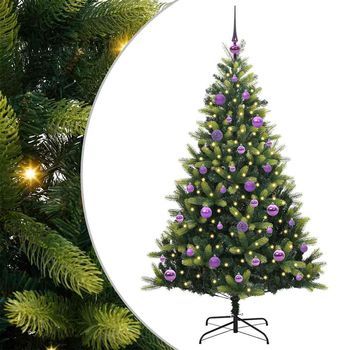 Árbol De Navidad | Decoraciones De Navidad Artificial Articulado 150 Leds Verde 150 Cm