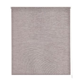 Estoralis - Estor Enrollable Translucido | Falso Liso | 130 X 255 Cm (ancho/alto) Tamaño Tela 127 X 250 Cm | Bran  Tabaco
