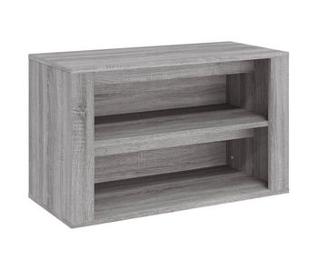 Vidaxl mueble zapatero madera contrachapada gris sonoma 75x35x45 cm