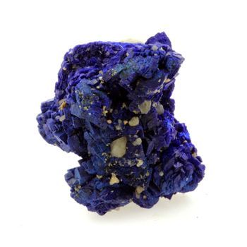 Chessylite - Pierre Natural De Francia, Chessy -les -mines - Cristal De Azurita, Color Multicolor, 56.3 Ct - Certificado De Autenticidad Incluido | 25
