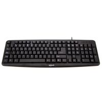 teclado iggual ck-basic-105t de membrana completo usb qwerty espanol negro
