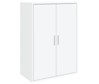 vidaxl aparador de madera de ingenieria blanco 60x31x84 cm