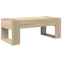 mesa de cafe - mesa de centro - mesa baja roble sonoma 110 x 50 x 41 cm madera de ingenieria