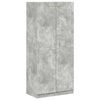 Armario 52x90x200 Cm Madera - Gris