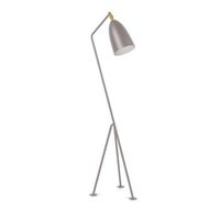 lampara de pie diseno tripode - lampara de salon - hopper  gris