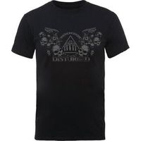 disturbed tops y camisetas beware the vultures para mujer