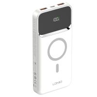 ldnio pq12 225w 37wh 10000mah banco de energia con pantalla led y carga inalambrica magnetica bateria externa suministr