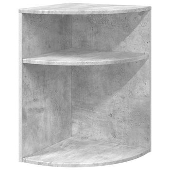 Mesa Auxiliar | Mesa De Apoyo Gris Concreto 39,7 X 39,7 X 60 Cm