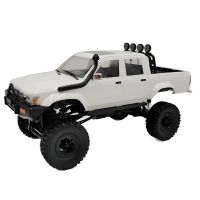 wpl c64-1 rtr 116 24g 4wd rc coche rock crawler led light escalada de vehiculos todo terreno camion modelos de juguete