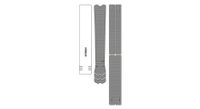 dyedbro frame stripes frame pelicula protectora negro