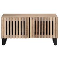 mesa de centro 80x51x40 cm madera - blanco