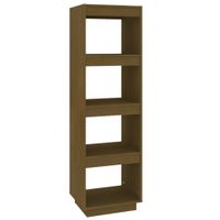 estanteriadivisor de espacios madera marron miel 40x35x135 cm
