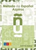 método de español azpiroz. grado 2- a2. incluye cd