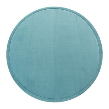 Alfombra infantil lavable Atami azul 200 cm redondo