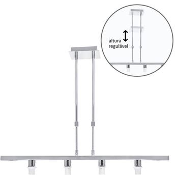 Armazón para lámpara de techo sydney 4xe14 l.75xan.12xal.reg.cm cromo