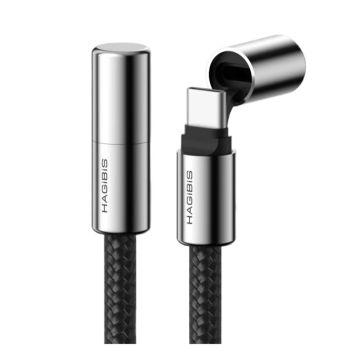 Hagibis PD240W Tipo C a Tipo C Cable PD3.1 Carga Rápida y Transmisión de Datos Núcleo de Cobre Línea 1.2M/2M Largo para