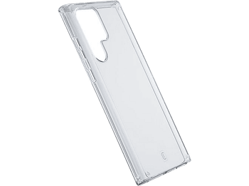 Funda móvil - CellularLine Clear Duo, Para Samsung Galaxy S25 Ultra, Rígida, Transparente