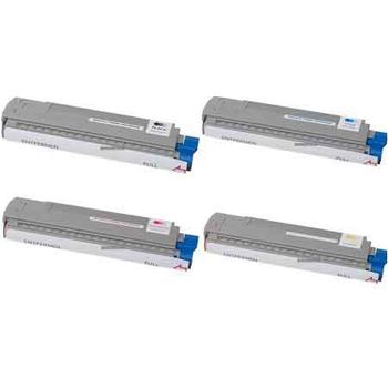 Original Multipack OKI C8800cdtn Printer Toner Cartridges (4 Pack) -43487712