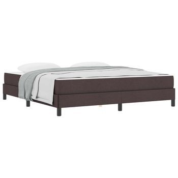 Cama Tapizada 203x180x45 Cm  - Marrón