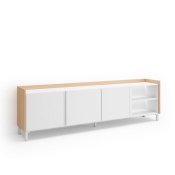 Mueble Tv, Televisión, Muebles De Salón, Almacenaje, 207x61x35 Cm, Para Tv Hasta 80