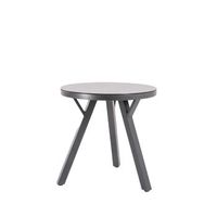 mesa de exterior redonda 70 cm antracita