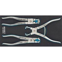 hazet 163-4253 juego de pinzas para abrazaderas de manguera r 342 mm x 172 mm r numero de herramientas 3